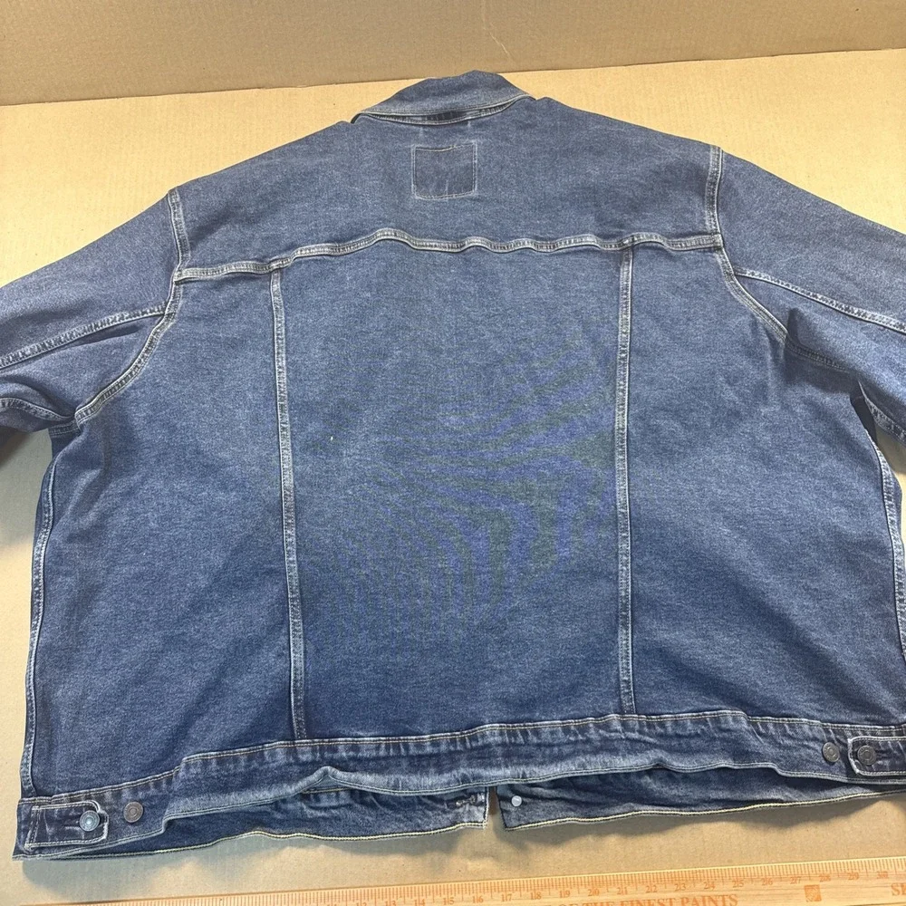 Levi's Button Up Denim Jacket Size 6XL Mens Trucker Style